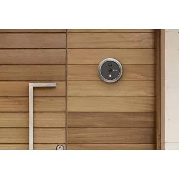 Ezviz CS-CP4 2MP Wi-Fi skaitmeninis durų žiūronas su 4,3 colio ekranu, sidabrinis