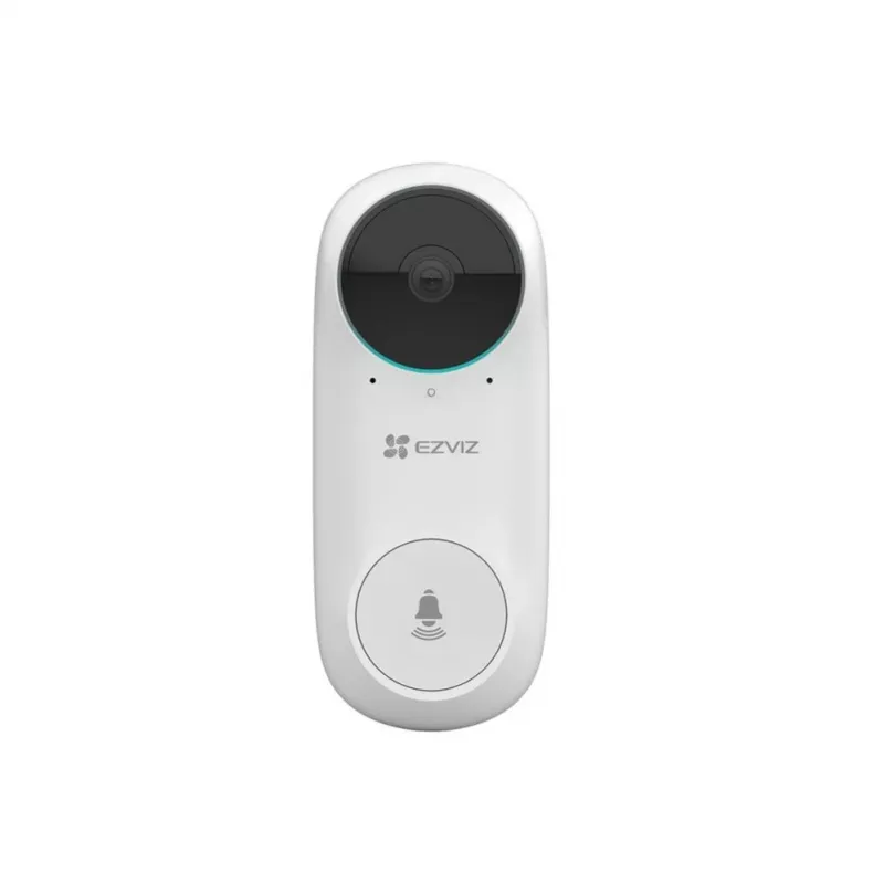 EZVIZ DB2C belaidis vaizdo durų skambutis 1080p Full HD, 160° matymo kampas, naktinio matymo funkcija, dvipusis garsas, IP65, maitinamas baterijomis, suderinamas su Alexa/Google Assistant