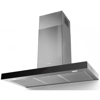 Faber Stilo Glass Smart A90 Gartraukis, 90 cm, Nerūdijantis plienas/stiklas, A+ energijos klasė, 700 m³/h