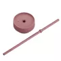 Fellow Carter Cold Tumbler 473 ml Pastel Pink izoliuotas gėrimo puodelis