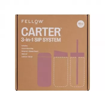Fellow Carter Move Mug 3-in-1 473 ml Terminis Puodelis su 3 Dangteliais Powder Pink