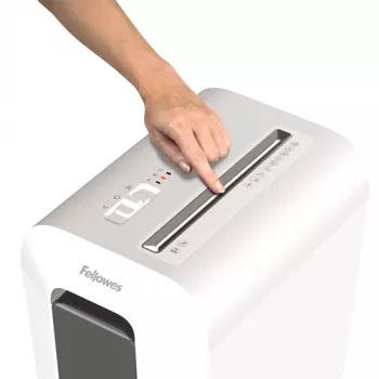 Fellowes 84729080 kryžminio pjovimo dokumentų smulkintuvas su SafeSense technologija, 16 lapų, 23 l talpa
