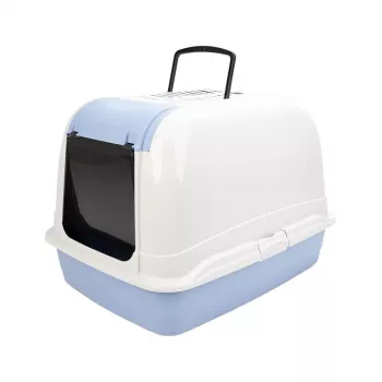 FERPLAST Cat Litter Box House 65.5x50x47 cm Pilka