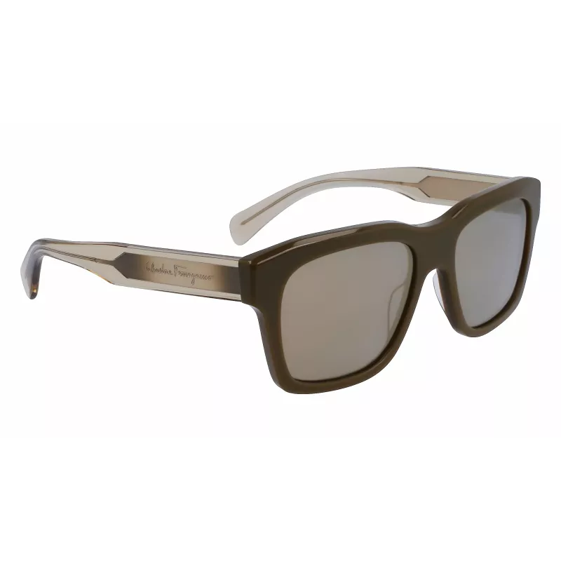 FERRAGAMO MAN SF1087S561832 Akiniai tamsiai Havana pilki 56/18/145 mm