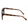 Ferragamo SF1027S-214 Moteriški akiniai nuo saulės Havana Acetatas Kvadratiniai Rudi Gradientiniai 55mm