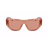 Ferragamo SF1077S-838 Unisex Akiniai Pilot Shiny Rose Gold Brown Gradient 56/13/140 mm
