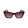 FERRAGAMO SF1081SE-603 Moteriški katinėlio formos akiniai nuo saulės, bordo rudi gradientiniai 55mm
