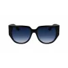 Ferragamo SF1088SE-001 Moteriški akiniai nuo saulės Drugelio formos acetatas Juoda Pilka 57mm