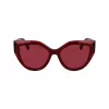 FERRAGAMO SF2004S-618 Moteriški drugelio formos akiniai nuo saulės, Havana acetatas, rudi gradientiniai lęšiai, 53/18/140 mm