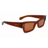 FERRAGAMO SF2006S-232 Moteriški Akiniai Nuo Saulės Havana Rudi Gradient 53mm