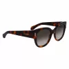 FERRAGAMO SF2007S-240 Moteriški katinėlio formos akiniai nuo saulės Havana Brown Gradient 51mm