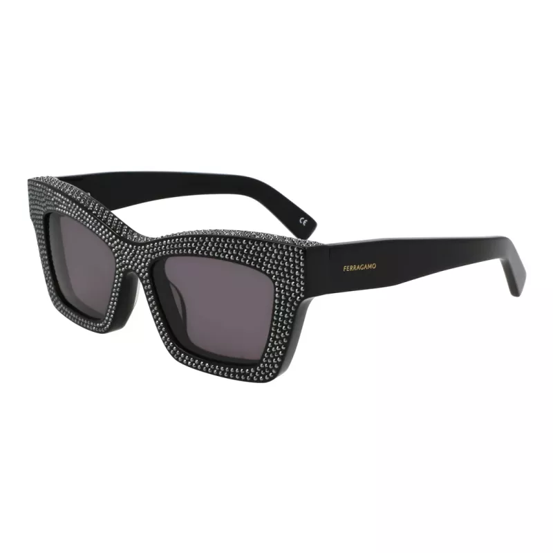 FERRAGAMO SF2045SR52170 Moteriški drugelio formos akiniai nuo saulės 52/17/140 mm