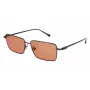 Ferragamo SF309S5715017 Vyriški Akiniai nuo Saulės – Juodas Acetato Rėmelis, Pilki Polikarbonato Lęšiai, 57 mm
