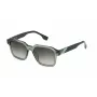 FILA SFI458-5206W5 Unisex Akiniai - Juodas Acetato Rėmelis, Pilki Polikarbonato Lęšiai, UV400 Apsauga, 52 mm Lęšio Plotis
