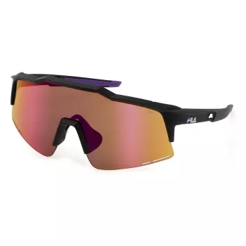 FILA SFI516-990965 Unisex Sportiniai Akiniai – Shield Rėmelis, Rūkyti Lęšiai, UV400 Apsauga