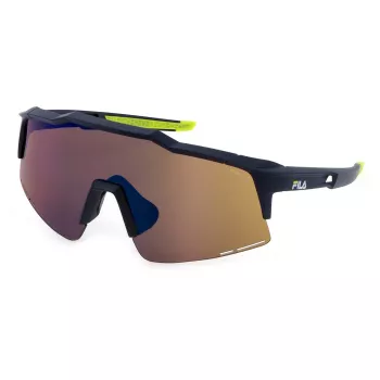 FILA SFI516-99U28V Unisex Akiniai Nuo Saulės Juodas Rėmas Pilki Veidrodiniai Lęšiai 99/00/130 mm