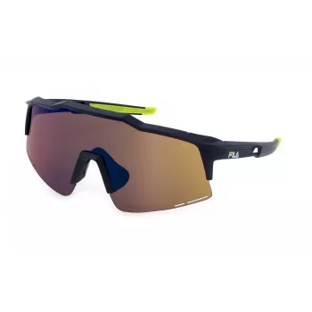 FILA SFI516-99U43B Unisex akiniai - juodas rėmelis, pilki lęšiai, 99/0/130 mm