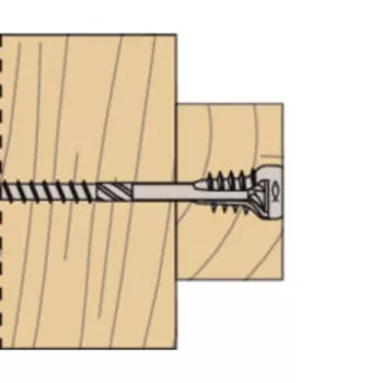 Fischer 558881 FAFS reguliavimo varžtas 5 mm x 100 mm T-profilio plieninis cinkuotas Torx T25 įleidžiama galvutė (100 vnt. pakuotė)