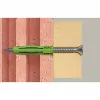 Fischer DUOPOWER varžtų ir kaiščių rinkinys 100 vnt. - 6x30/8x40/10x50 mm - PZ2 - Žalias
