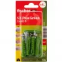 Fischer DUOPOWER varžtų ir kaiščių rinkinys 100 vnt. - 6x30/8x40/10x50 mm - PZ2 - Žalias