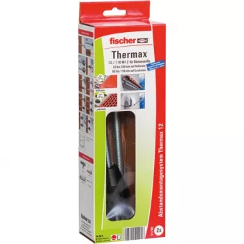 FISCHER Thermax 12/110 M12 stovėjimo tvirtinimo sistema, 2 vnt.