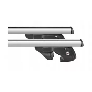 Fischer Topline atvirų stogo bėgių skersiniai 120 cm sidabriniai
