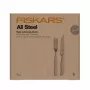 FISKARS All Steel 24 dalių steiko stalo įrankių rinkinys, nerūdijantis plienas, tinkamas plauti indaplovėje