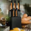 Fiskars Functional Form 6 dalių peilių blokas su 5 peiliais