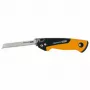 Fiskars Pro Compact Folding Saw, 160 mm ašmenys, du ašmenys, SoftGrip rankena, saugos užraktas