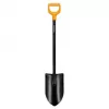 Fiskars Solid+ XL aštrus kastuvas su plienine D rankena, boro plieno geležte, 1250 mm