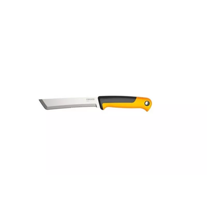 Fiskars X-series K82 derliaus peilis, nerūdijančio plieno geležtė, SoftGrip rankena, 15 cm, juoda/oranžinė