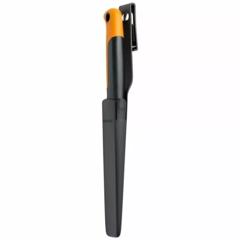 Fiskars X-series K82 derliaus peilis, nerūdijančio plieno geležtė, SoftGrip rankena, 15 cm, juoda/oranžinė
