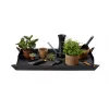Fiskars Xact Weed Puller 1071304 – stovimas piktžolių rovimo įrankis su nerūdijančio plieno nagais, aliuminio kotu ir SoftGrip D formos rankena, juoda/oranžinė