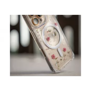 FIXED MagBloom dėklas, skirtas Apple iPhone 17 Pro Max, Blush Plum