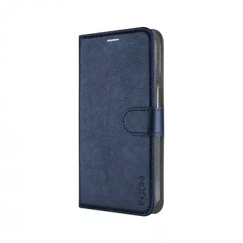 Fixed Opus Knyginis Dėklas Samsung Galaxy A57 5G, Dirbtinė Oda, Mėlyna