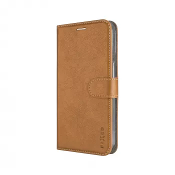Fixed Opus Knyginis Dėklas, Skirtas „Samsung Galaxy A57 5G“, Dirbtinė Oda, Ruda