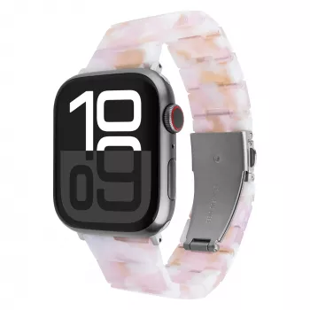 FIXED Resin Strap pro, skirta Apple Watch 38/40/41, Candy Pink