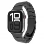 FIXED Resin Strap pro, skirta Apple Watch 44/45/46/49, anglies juoda