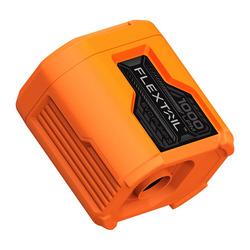 Flextail Evo Pump 3 nešiojamas oro siurblys ir stovyklavimo žibintas (oranžinė)