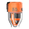Flextail Max Pump 3 nešiojamasis siurblys (oranžinis) – įkraunamas per USB-C, su LED šviesa, 3600 mAh, IPX4
