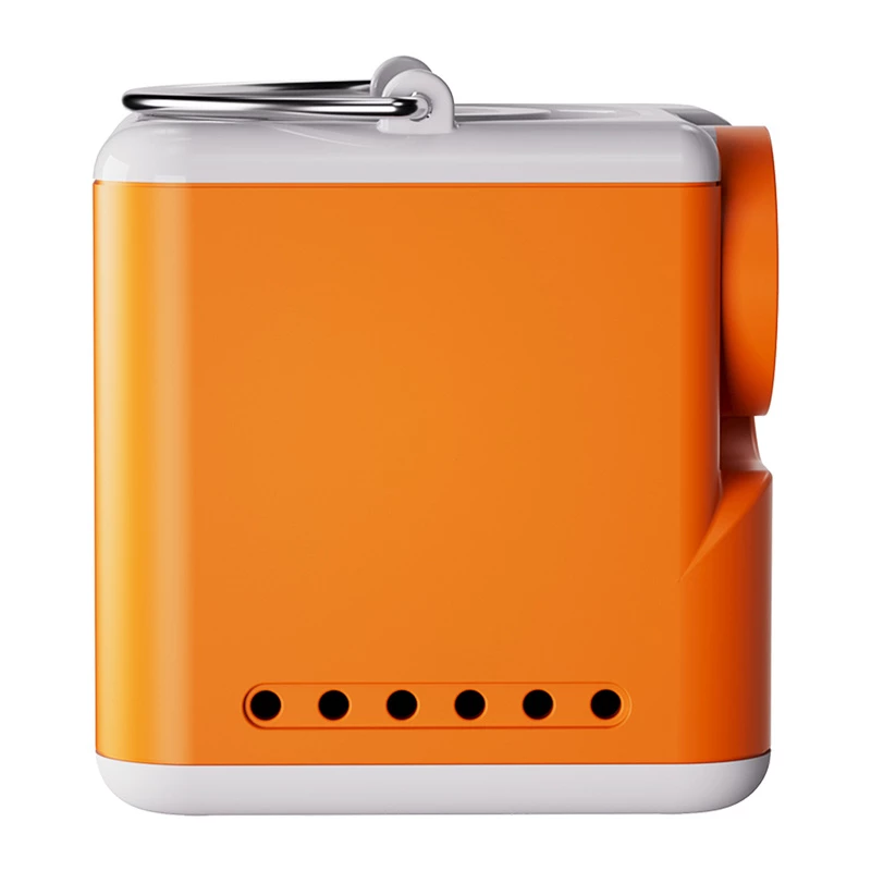 Flextail Nano Pump 5C2 nešiojamas oro siurblys (oranžinis) – USB-C įkraunamas, 180 L/min, IPX4
