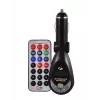 FM siųstuvas CMP05 su nuotolinio valdymo pulteliu, USB lizdu, MicroUSB, SD/TF kortelių lizdu, 87.5-108 MHz, 12V/24V, juodas