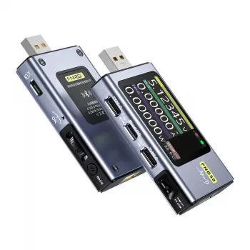 FNIRSI FNB58 BT USB jungties testeris su Bluetooth