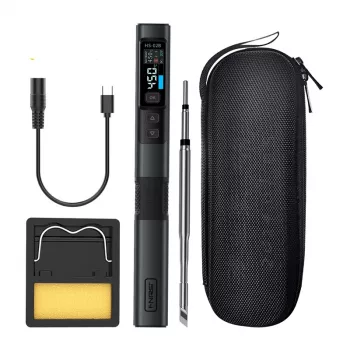 FNIRSI HS-02B 100 W protingas lituoklis su USB-C PD