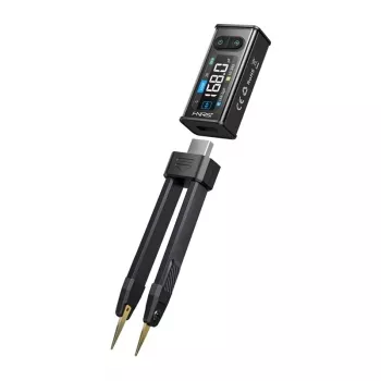 FNIRSI LCR-ST2 Didelio tikslumo LCR matuoklis | 100 kHz testavimo dažnis, 2,8 colio TFT ekranas, USB-C