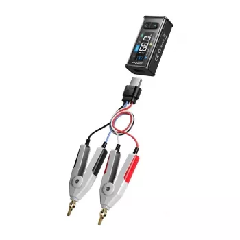 FNIRSI LCR-ST2 Plus LCR Tester – 2.8 colio TFT, 100Hz–100kHz, L/C/R/ESR/D/Q, įkraunamas