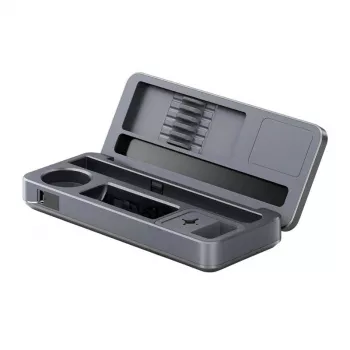 FNIRSI Tool Kit for HS-02B: 65W USB-C litavimo rinkinys su OLED ekranu, 3 antgaliais, lydmetaliu ir stovu