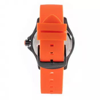 Folli Follie Dynamic vyriškas analoginis kvarcinis laikrodis, 40 mm nerūdijančio plieno korpusas, juodas ciferblatas, odinis dirželis