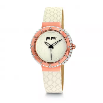 Folli Follie Heart4Heart moteriškas laikrodis WF13B012SPI 35mm rožinis auksas