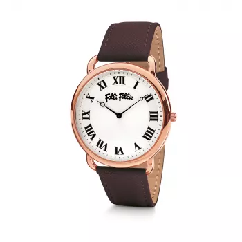 FOLLI FOLLIE Moteriškas laikrodis WF16R014SPS (38 mm) – rožinio aukso spalvos nerūdijantis plienas